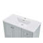 Meuble-lavabo simple 37 po avec 4 tiroirs et 2 portes Ferrand
