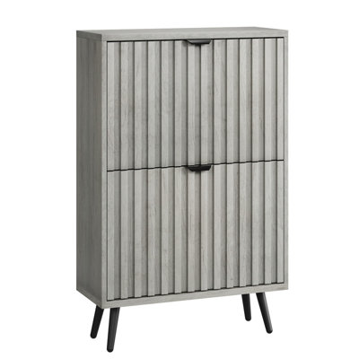 12 Pair Flip Down Shoe Storage