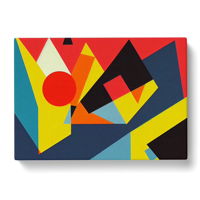 Art Suprematism Vol.1 Abstract - Wrapped Canvas, 40cm H x 60cm W x 3cm D