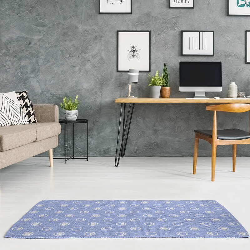 Tapis mauve/gris lune phases, Rectangle 3 pi x 5 pi