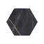 Carreau de porcelaine aspect marbre 8 po x 9 po Oscuro