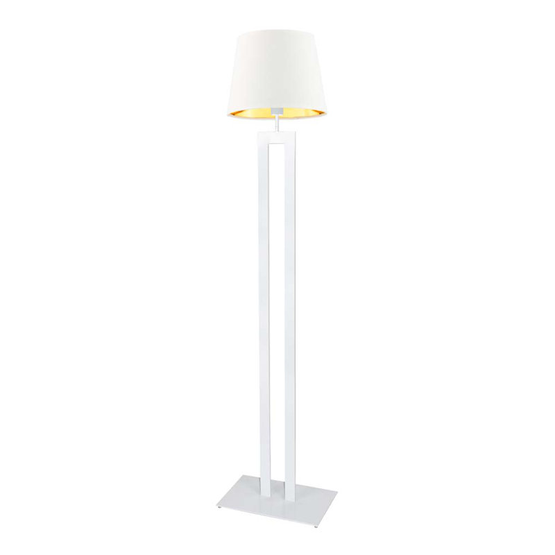Saleh 172cm Traditional Floor Lamp, White, White