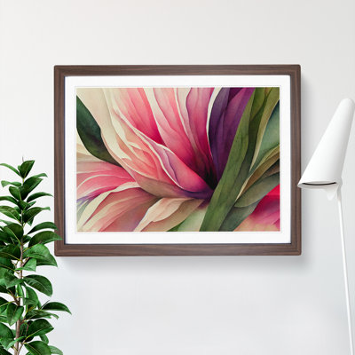 Captivating Flower 1 Piece Single Picture Frame Wall Art