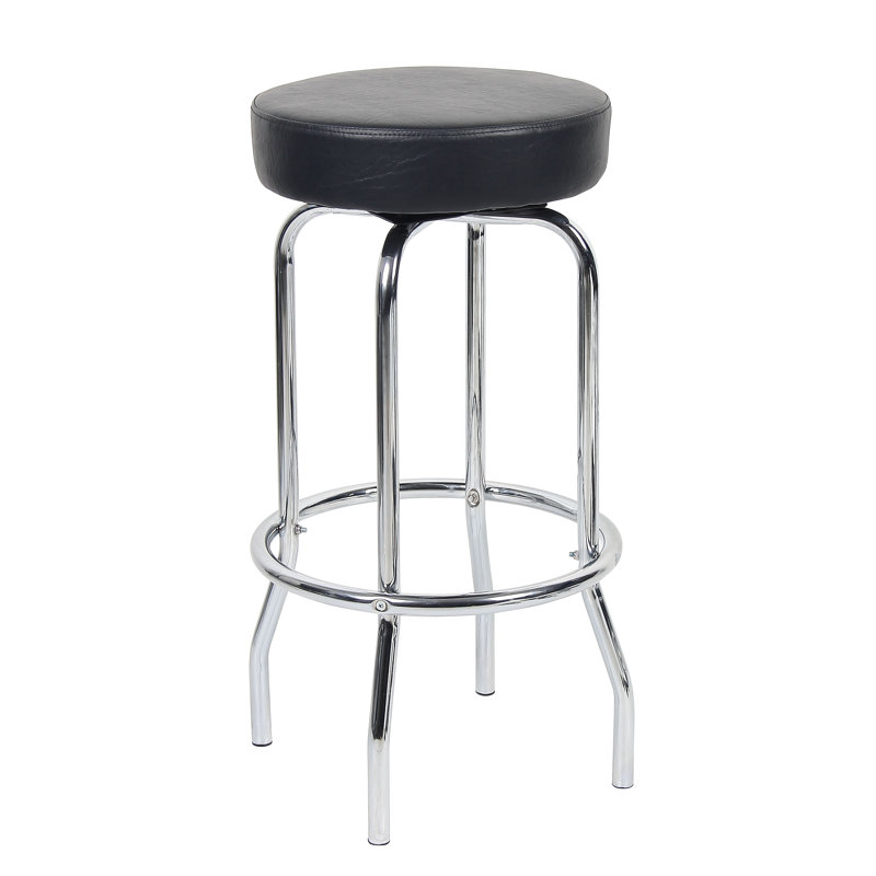 Parrino Upholstered Counter Stool with Steel Frame