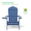 Chaise Adirondack en plastique / résine Themis-1358012010