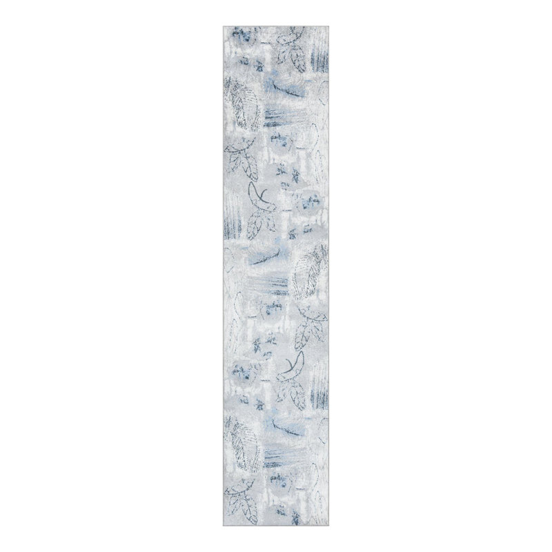 Lamm Floral Indoor Rug, Runner 2'7" x 12'