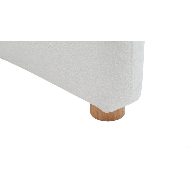 Fauteuil d'appoint moderne Modern Boucle, Beige