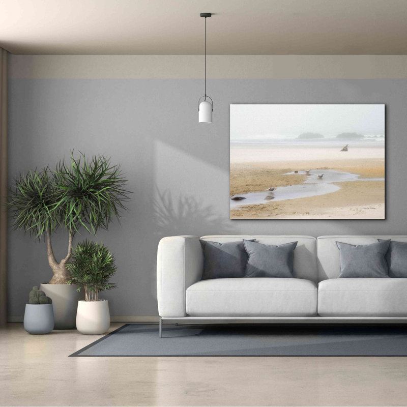 Rosecliff Heights «Cold Beach II» par Debra Van Swearingen, art mural sur toile, H 40 po x l 54 po x P 1,5 po