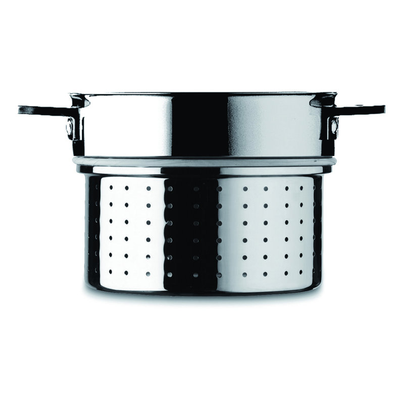 MEPRA Attiva Tri-Ply (Stainless Steel, Aluminum, Magnetic SS) Pasta Pot Insert