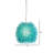 Urchin 1-Light Mini Pendant - Aqua Velvet-1260480579-1317496487