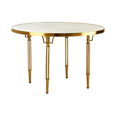 Metal Base Dining Table