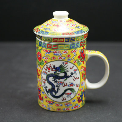 Grande tasse en porcelaine avec filtre  Desideria