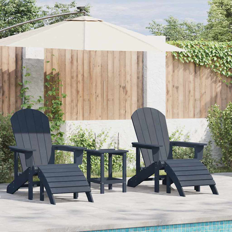 Outdoor Adirondack Chair, Navy