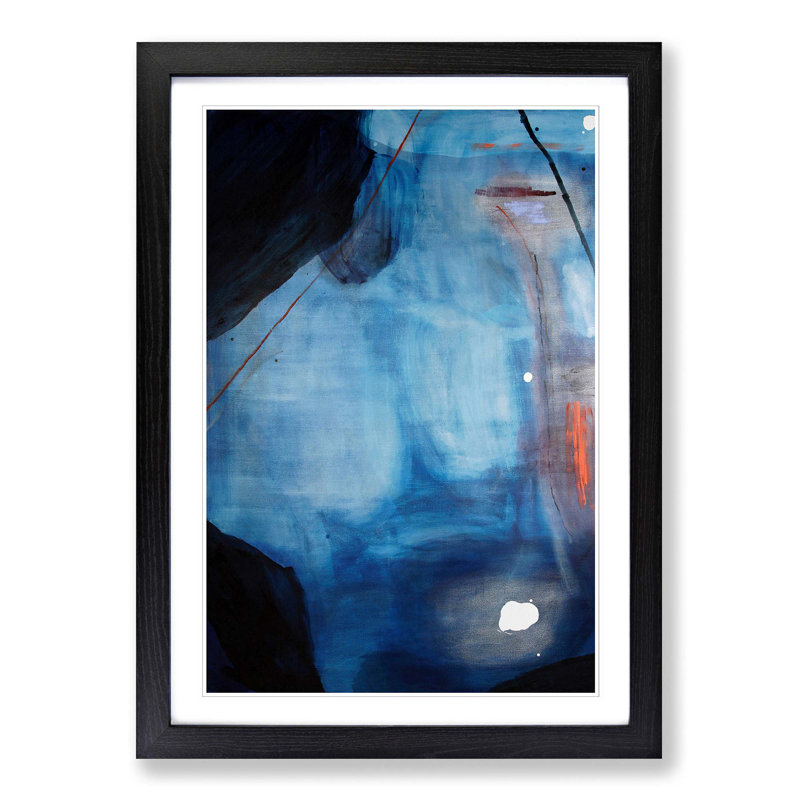 Mary Abbott - Single Picture Frame Painting, Black