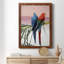 Palm Parrots - Peinture sur toile encadrée-109329977-109330378