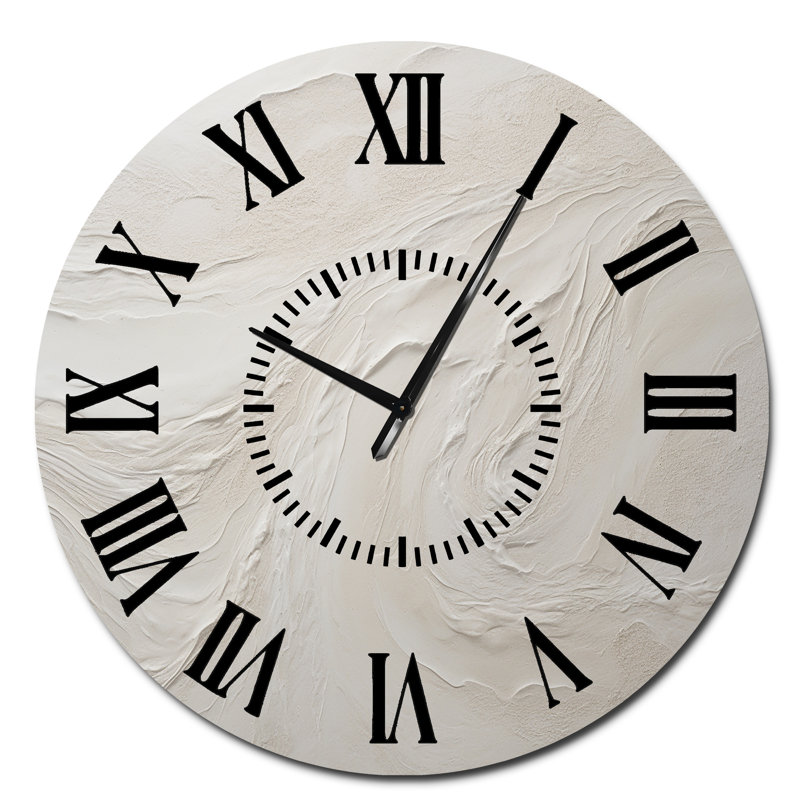 Horloge murale Modern Beach, Surdimensionné