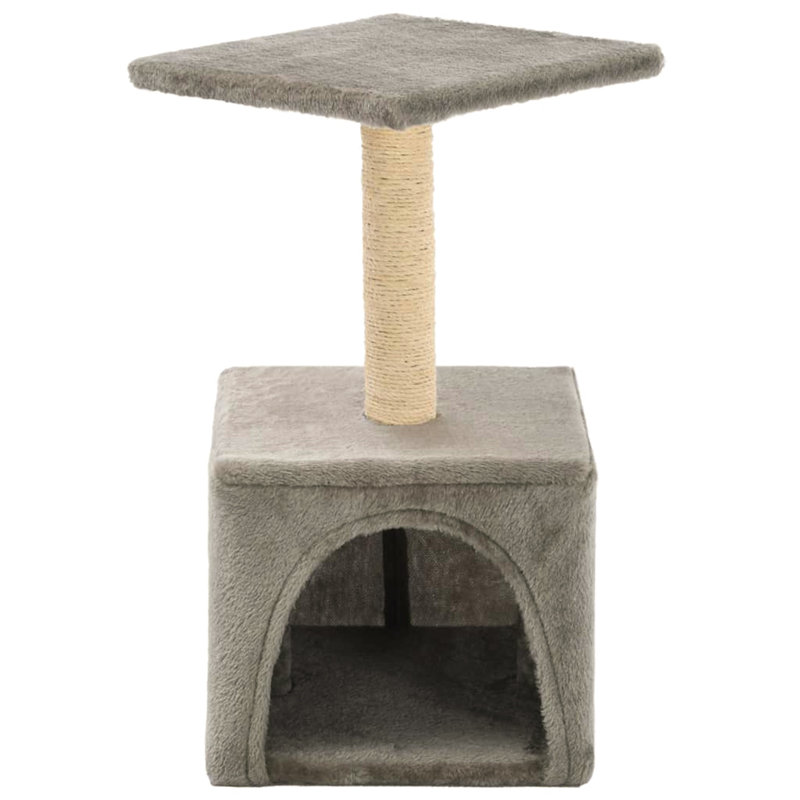 Egan 54.8 cm H Cat Tree / Condo, Grey/Beige