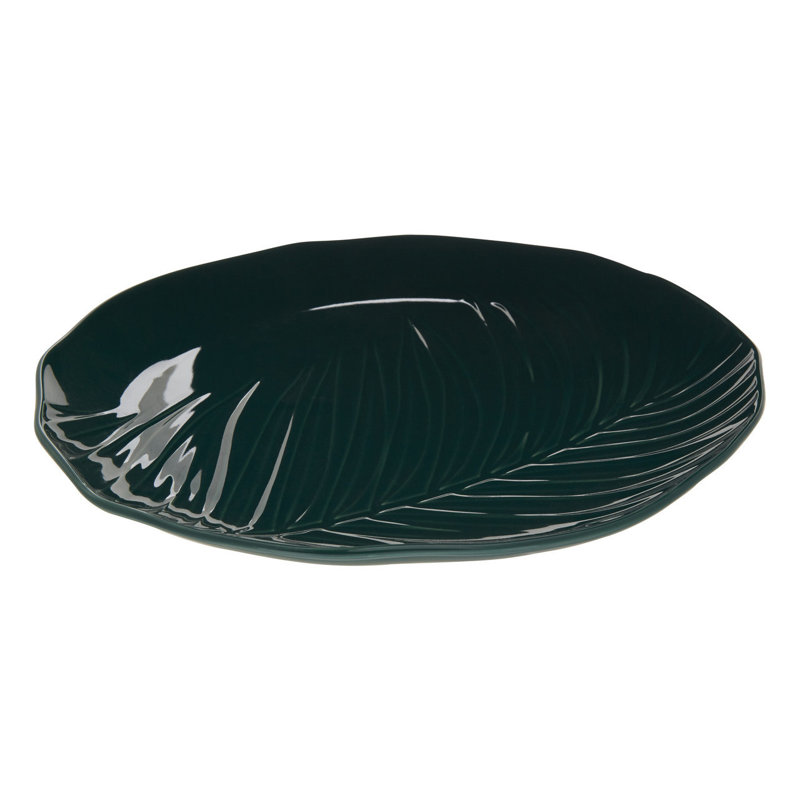Shady Dark Green Dinner Plate