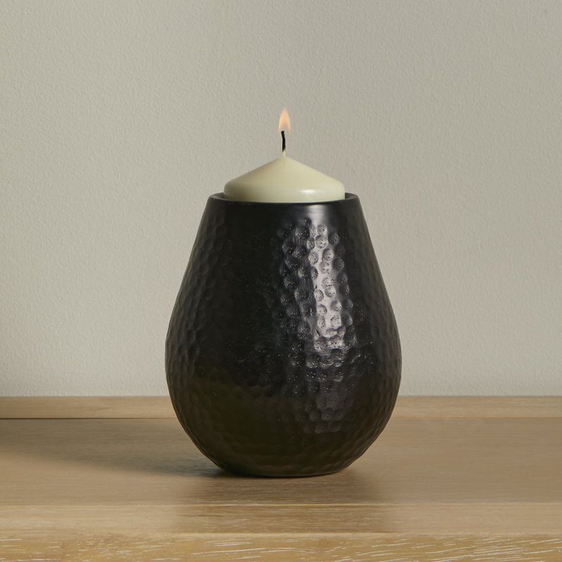 Adoram Colt 13.5cm Metal Candle Holder, Black Bronze