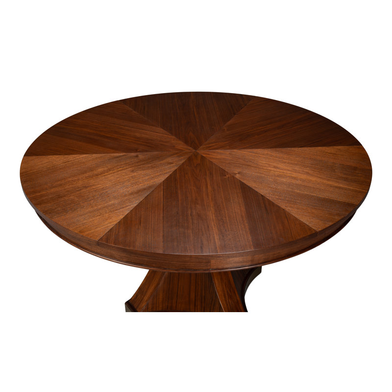 Chelsea Round Walnut Wood Dining Table