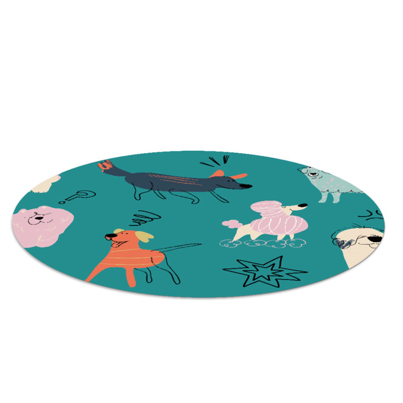 Knapen Hard Floor Straight Round Chair Mat