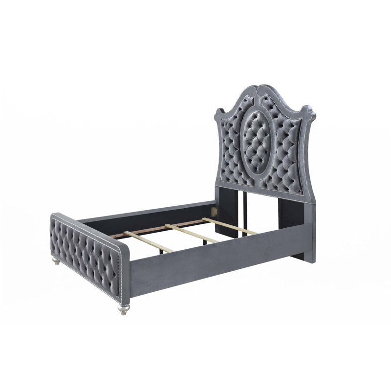 Lit tapissier luxueux 1pc, Grand