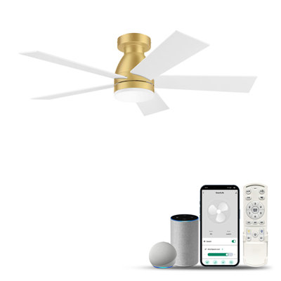 Ventilateur de plafond à DEL 42 pouces Smart Modern