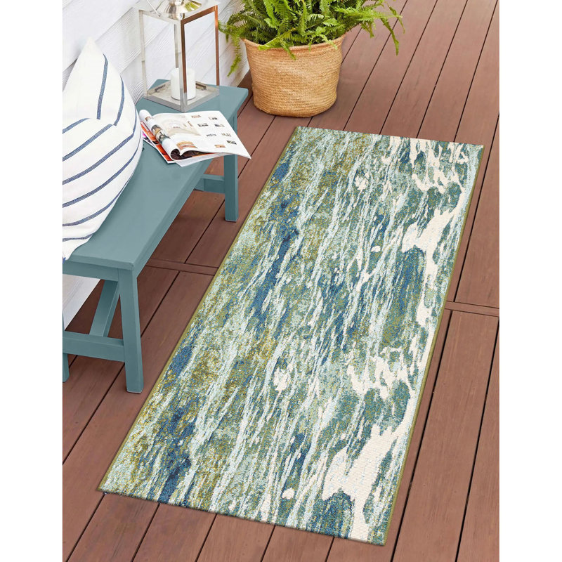 Harrelson Caribe Indoor/Outdoor Mat, Tapis de couloir 1 pi 11 po x 4 pi 11 po
