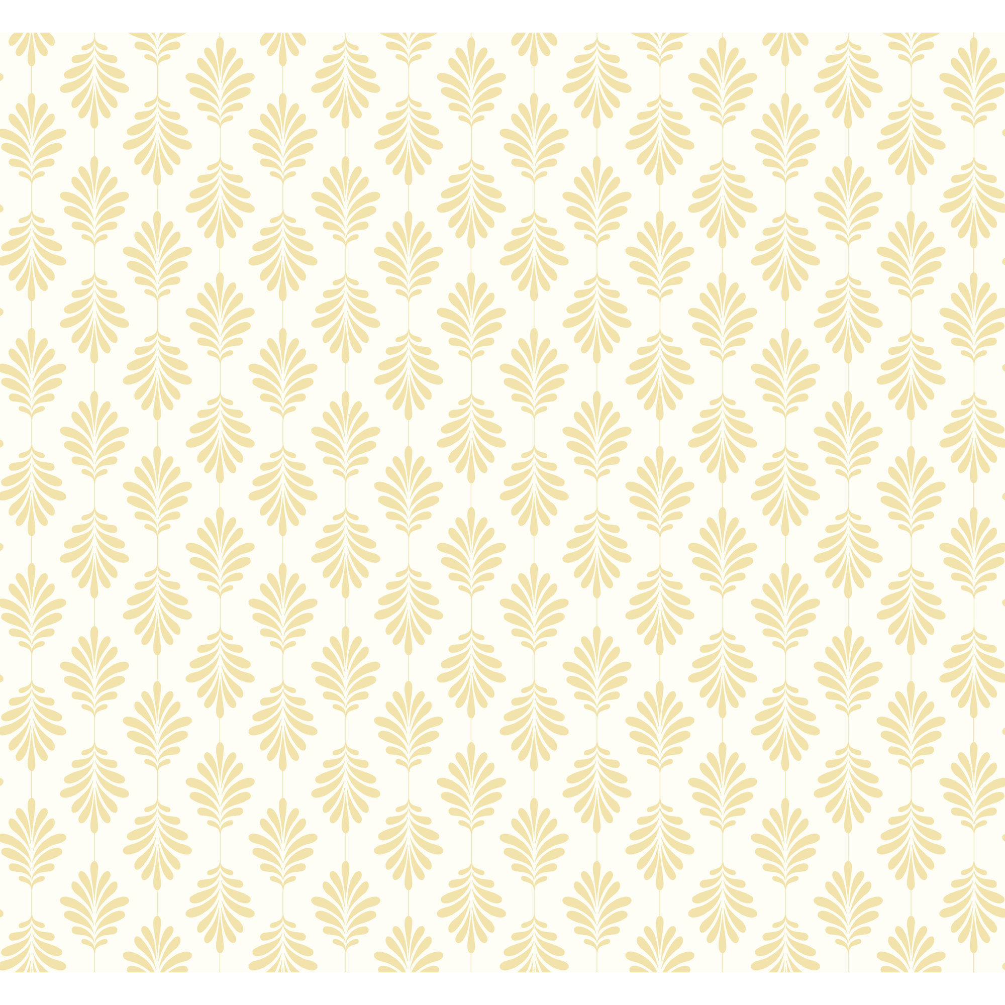 Saskia Modern Floral Wallpaper, Yellow