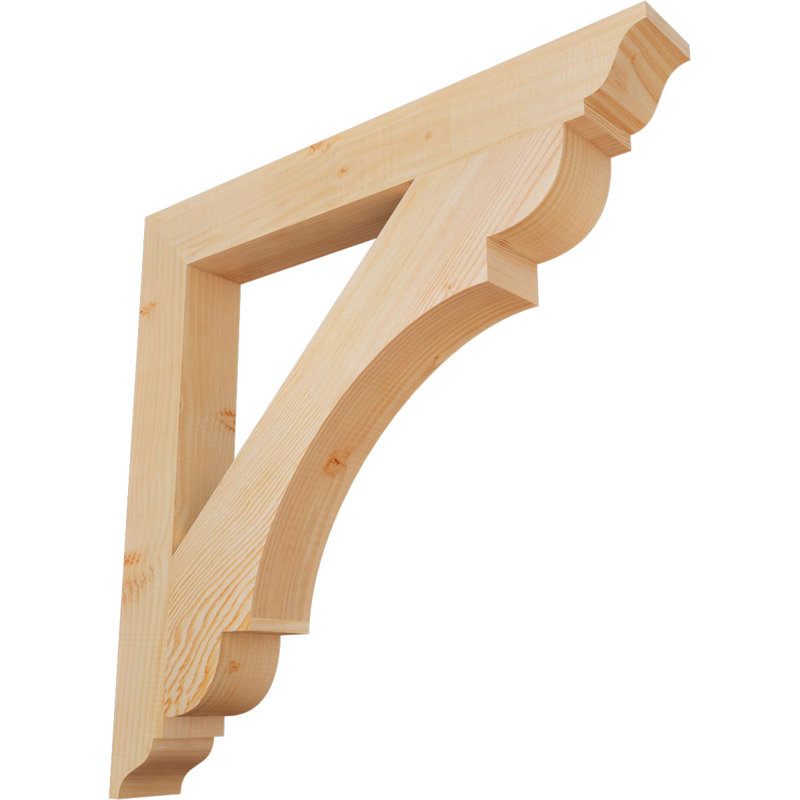 Support olympique traditionnel, H 32 po x l 3,5 po x P 32 po, Douglas (lisse)