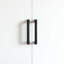Vidaxl Handle Plain Black Aluminium And PP Furniture Cabinet Drawer Pull Door