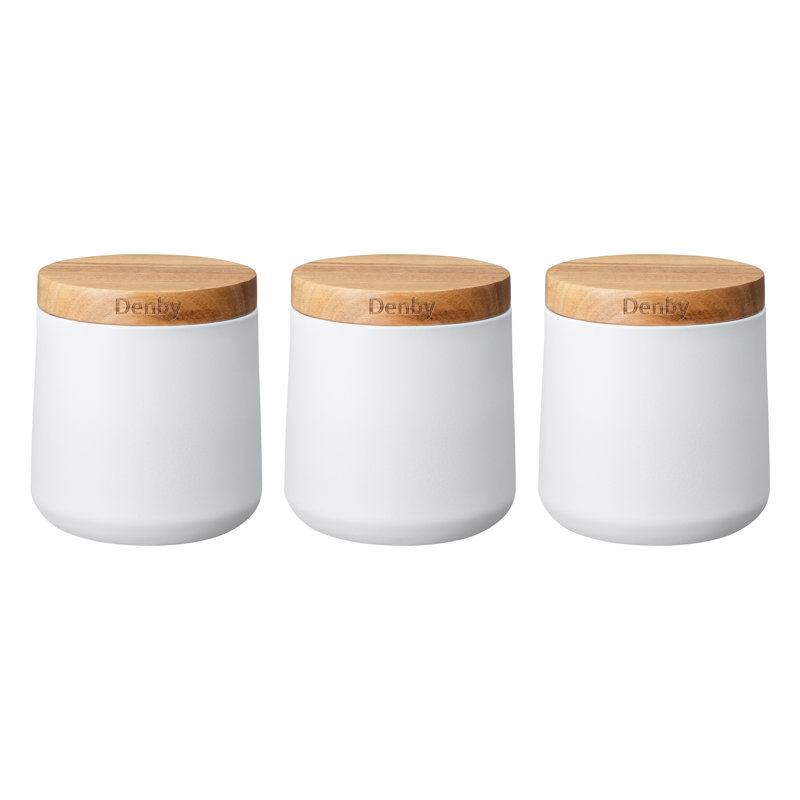 Denby Storage Canister, Mixed, White