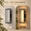 18.5" Modern Spanish Alabaster Integrated LED Outdoor Wall Sconce