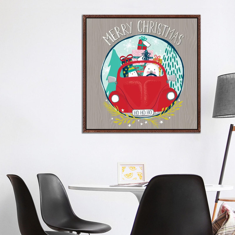 Jingle All The Way II by Sarah Callis - Gallery-Wrapped Canvas Giclée on Canvas, 93.98 cm H x 93.98 cm W, Classic Wood Framed