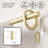 Ringlet 1" Adjustable Single Curtain Rod, Includes Finials, Brackets & Hardware, 42" to 120"-83614835