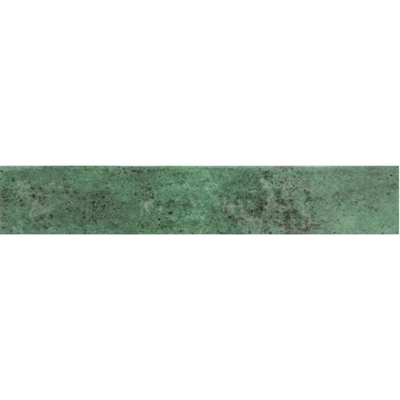 Ibiza 2" x 10" Ceramic Brick Look Subway Wall & Floor Tile, Green