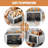 WHALL 4‑Slice Touchscreen Toaster, Digital Countdown Timer, 6 Bread Modes and Browning Shade Settings