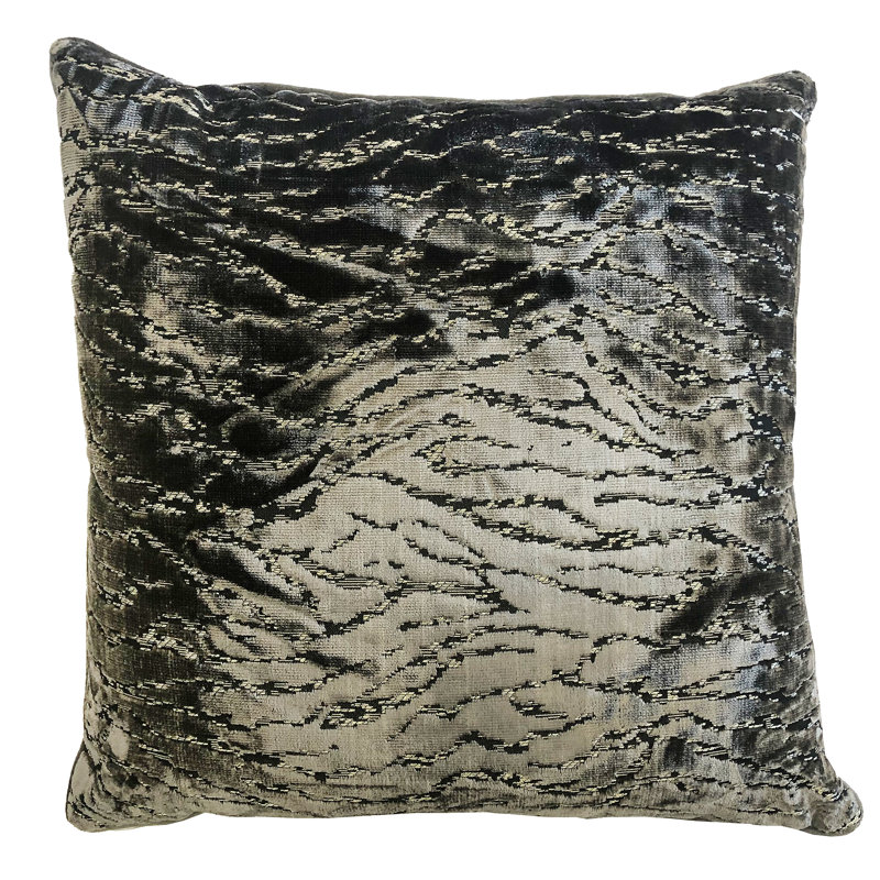 Square Pillow Cover & Insert, Charcoal