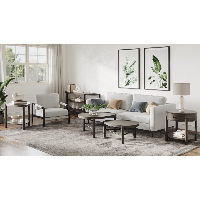 Shaped Accent End Table