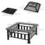 Kistler Square Steel Wood Burning Fire Pit