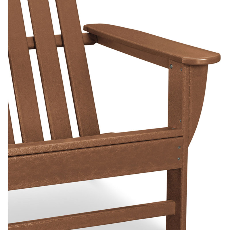 Keenan Wood Outdoor Adirondack Chair, Teak