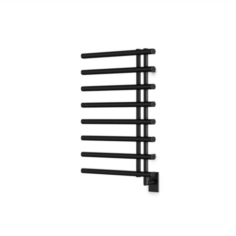 Chauffe-serviettes à panneau plat, Noir mat