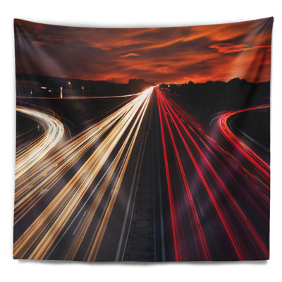 Tapisserie Cityscape Speed Trails