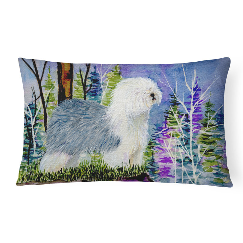 Coussin décoratif intérieur/extérieur vieil english berger