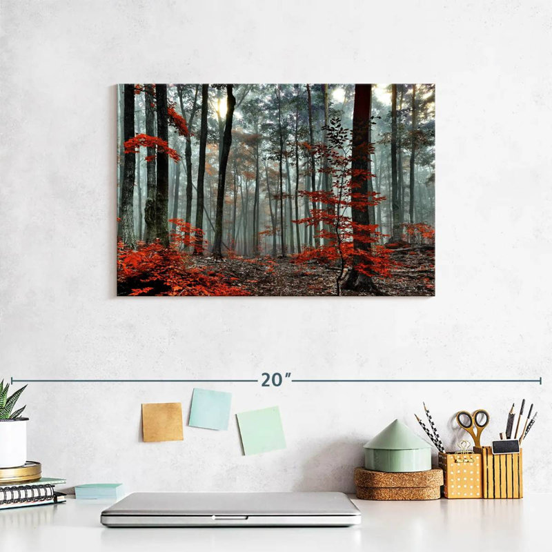 Silent Forest Canvas Print, 8'' W x 12'' H