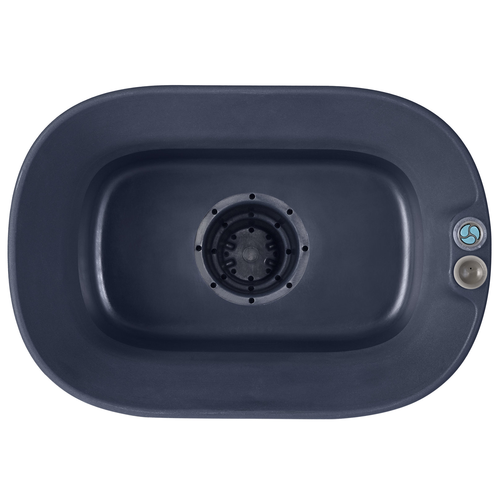 Mod Self Watering Plant Box, Midnight , 20" x 14" x 24"H - Narrow