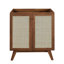 Meuble-lavabo sur pied simple 30 po avec plateau en bois manufacturé Modway Soma-93249773-93249774