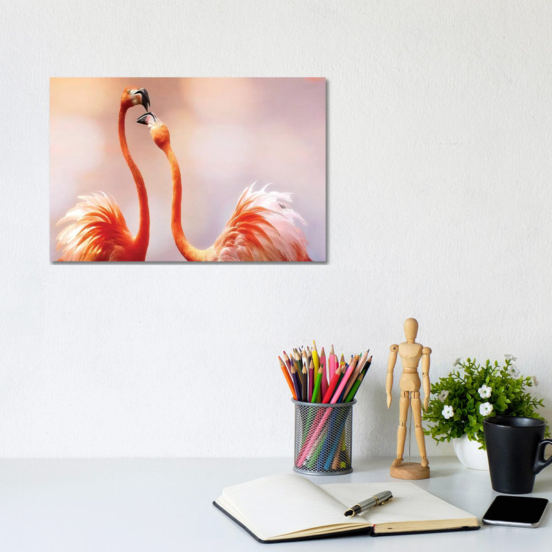The Kiss 1 Piece Wrapped Canvas Painting