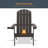 Sareen Adirondack Chair Plastic Weather Resistant Fire Pit Chair-443982190