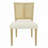 Solid Rubberwood Frame Rattan Upholstered Dining Chairs-572707569-572707568